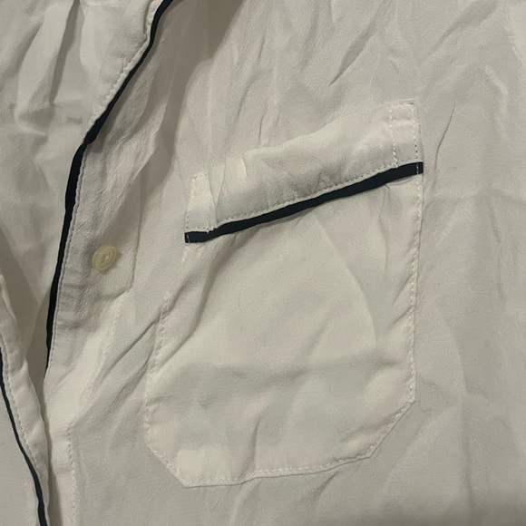 Gap Long Sleeve Button Down Sleep Shirt Pajamas 🌵Small - Picture 3 of 6